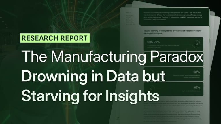 The Manufacturing Paradox: Why More Data Isn’t Driving Better Decisions