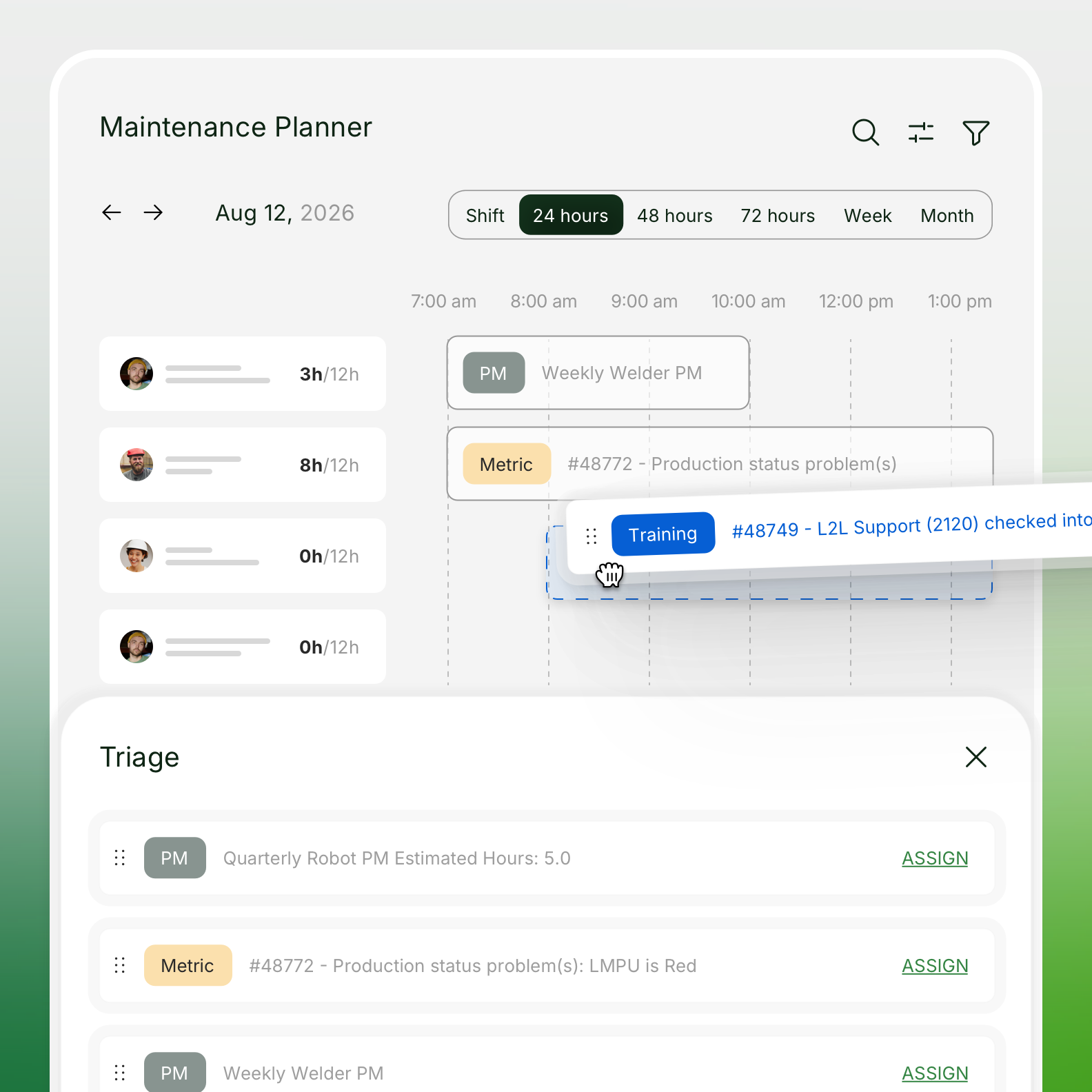 L2L Maintenance Planner: One Screen, Not Five